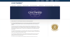 Desktop Screenshot of chetwoodwm.co.uk