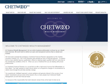 Tablet Screenshot of chetwoodwm.co.uk